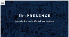 Desktop Screenshot of filmpresence.com